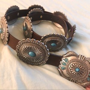 Turquoise Concho Belt